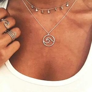 Wave Sterling Silver Necklace